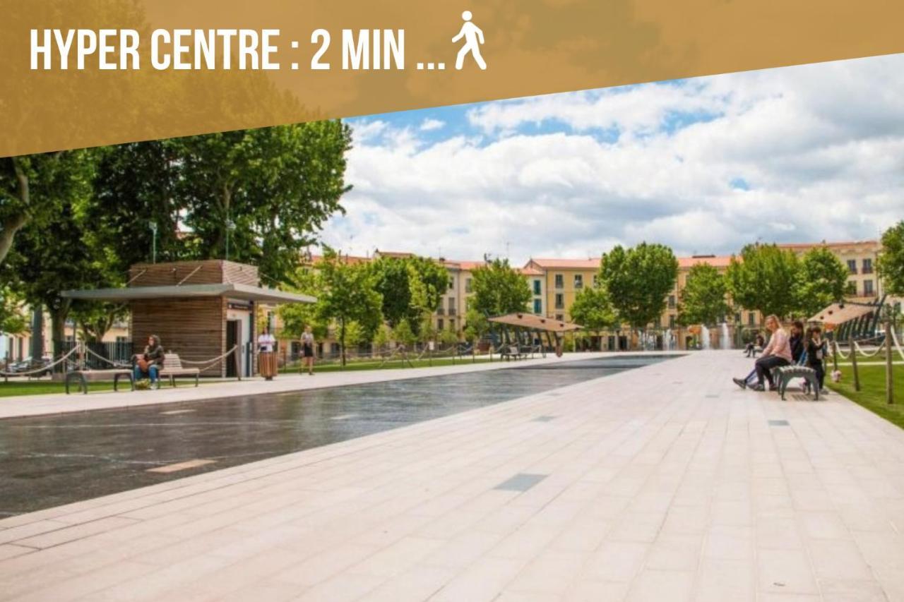 Apartamento Centre Historique - Free Parking - Self Checkin - Wifi - Industriel - SleepntripBéziers Exterior foto